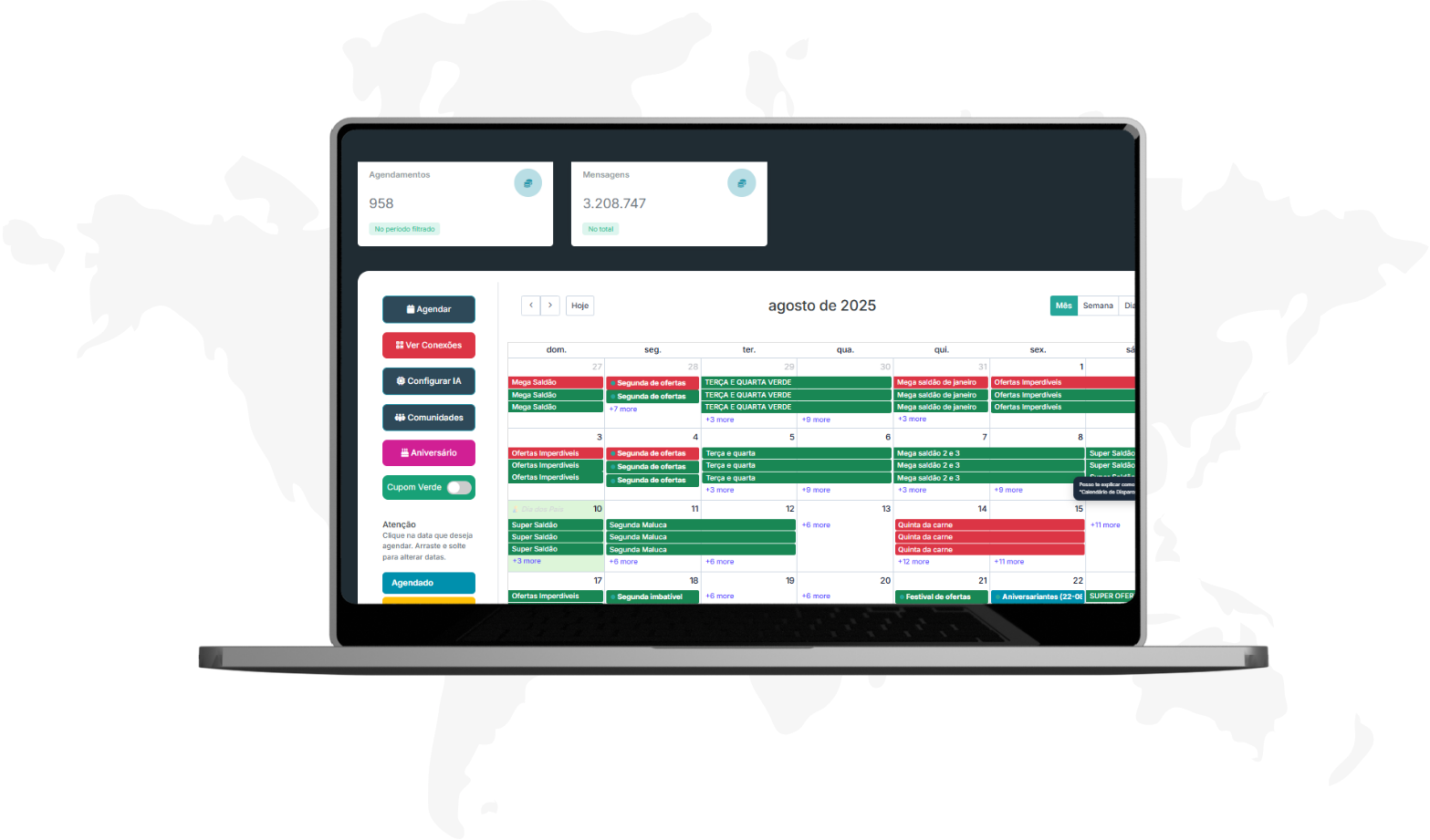 Disparos de ofertas pelo WhatsApp